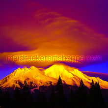 Load image into Gallery viewer, 14&quot;x11&quot; Photography Matted Print《Sunset Mt.Shasta》