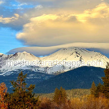 Load image into Gallery viewer, 19&quot;x13&quot; Photography Paper Print《Sunset Mt.Shasta》