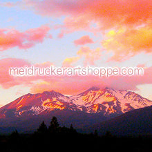 Load image into Gallery viewer, 11&quot;x8.5&quot; Photography Paper Print《Sunset Mt.Shasta》