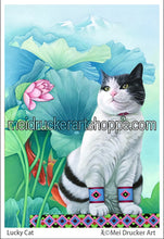 Load image into Gallery viewer, 2.5&quot;x3.7&quot; Art Sticker《Lucky Cat》