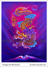 Load image into Gallery viewer, 2.5&quot;x3.6&quot; Art Sticker《Dragon At Mt.Shasta》