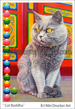Load image into Gallery viewer, 2.6&quot;x3.8&quot; Art Magnet《Cat Buddha》
