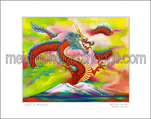 Load image into Gallery viewer, 14&quot;x11&quot; Art Matted Print《Dragon on Mt.Shasta》