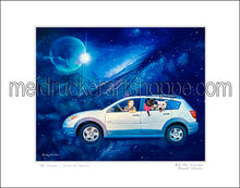 Load image into Gallery viewer, 14&quot;x11&quot; Art Matted Print《My Dream_Drive to Space》