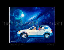 Load image into Gallery viewer, 14&quot;x11&quot; Art Matted Print《My Dream_Drive to Space》