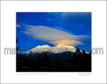 Load image into Gallery viewer, 14&quot;x11&quot; Photography Matted Print《A Big Wild Geese Cloud on Mt.Shasta》