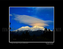 Load image into Gallery viewer, 14&quot;x11&quot; Photography Matted Print《A Big Wild Geese Cloud on Mt.Shasta》