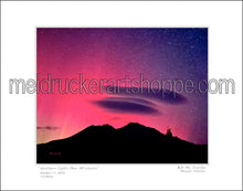 Load image into Gallery viewer, 20&quot;x16&quot; Photography Matted Print《Northern lights over Mt.Shasta》