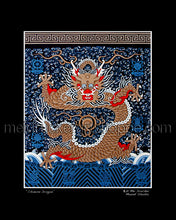 Load image into Gallery viewer, 8&quot;x10&quot; Art Matted Print《Chinese Dragon》