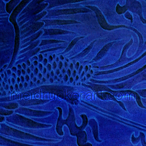 5"x7" Happy Mother's Day Card《Phoenix over the Full Moon Mt.Shasta》