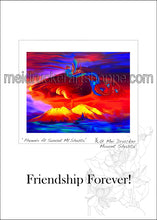 Load image into Gallery viewer, 5&quot;x7&quot; Friendship Forever Card《Phoenix At Sunset Mt.Shasta》