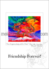 Load image into Gallery viewer, 5&quot;x7&quot; Friendship Forever Card《Two Dragons Playing With A Pearl》
