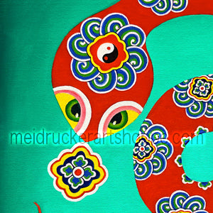 8.5"x11" Art Paper Print《Beautiful Snake》