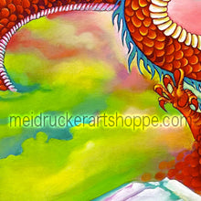 Load image into Gallery viewer, 13&quot;x19&quot; Art Paper Print《Mt.Shasta Dragon》