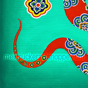 8.5"x11" Art Paper Print《Beautiful Snake》