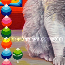 Load image into Gallery viewer, 2.6&quot;x3.8&quot; Art Magnet《Cat Buddha》