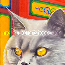 Load image into Gallery viewer, 2.6&quot;x3.8&quot; Art Magnet《Cat Buddha》
