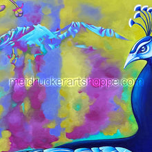 Load image into Gallery viewer, 16&quot;x20&quot; Art Matted Print《Peacock》