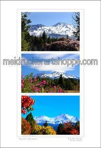 13"x19" Photography Paper Print《Mt.Shasta》