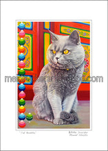 Load image into Gallery viewer, 5&quot;x7&quot; Art Paper Print《Cat Buddha》