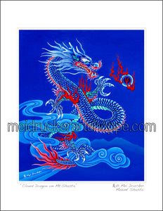 8.5"x11" Art Paper Print ( 11 More Dragons Style )