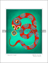 Load image into Gallery viewer, 8.5&quot;x11&quot; Art Paper Print《Beautiful Snake》