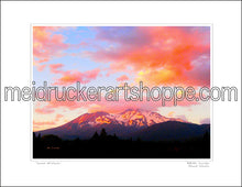 Load image into Gallery viewer, 11&quot;x8.5&quot; Photography Paper Print《Sunset Mt.Shasta》