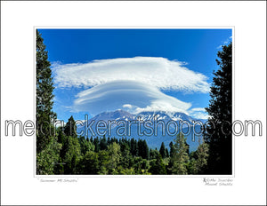11"x8.5" Photography Paper Print《Summer Mt.Shasta》