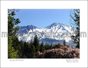 11"x8.5" Photography Paper Print《Spring Mt.Shasta》
