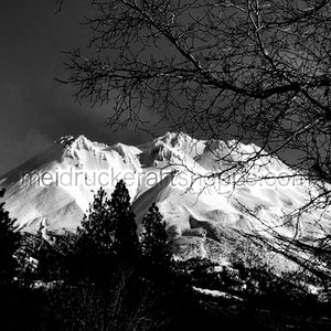 14"x11" Photography Matted Print《Winter Mt.Shasta》