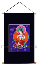 Load image into Gallery viewer, 16.5"x28.5" Art Printed Wall Hanging《Guanyin Buddha》