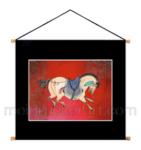 Load image into Gallery viewer, 20&quot;x21&quot; Art Printed Wall Hanging《Light Brown Horse》