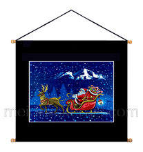 Load image into Gallery viewer, 20&#39;&#39;x21&#39;&#39; Art Printed Wall Hanging《Merry Christmas》