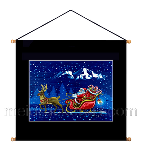 20''x21'' Art Printed Wall Hanging《Merry Christmas》
