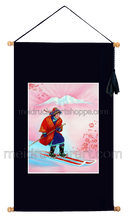 Load image into Gallery viewer, 16.5&quot;x28.5&quot; Art Printed Wall Hanging《Ancient Altai Skier》