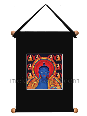 8''x11'' Art Printed Wall Hanging《Medicine Buddha》