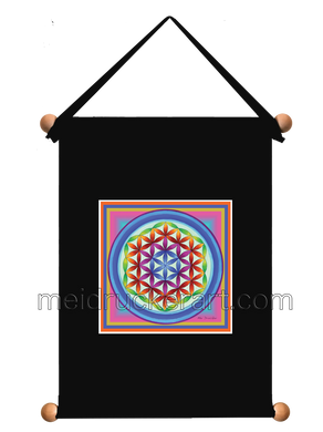 8''x11'' Art Printed Wall Hanging《Flower of Life》
