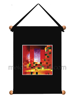 8''x11'' Art Printed Wall Hanging《Red Symphony》