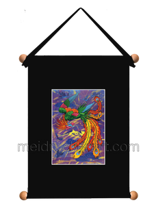 8''x11'' Art Printed Wall Hanging《Phoenix in Flight》