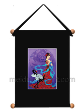 Load image into Gallery viewer, 8&#39;&#39;x11&#39;&#39; Art Printed Wall Hanging《Woman with Crane》