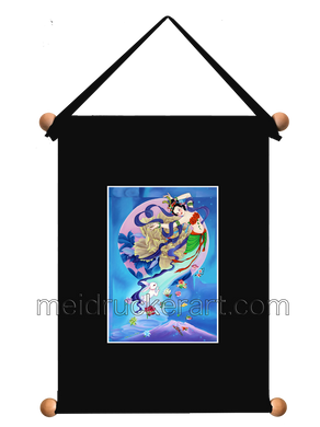 8''x11'' Art Printed Wall Hanging《Moon Fairy》