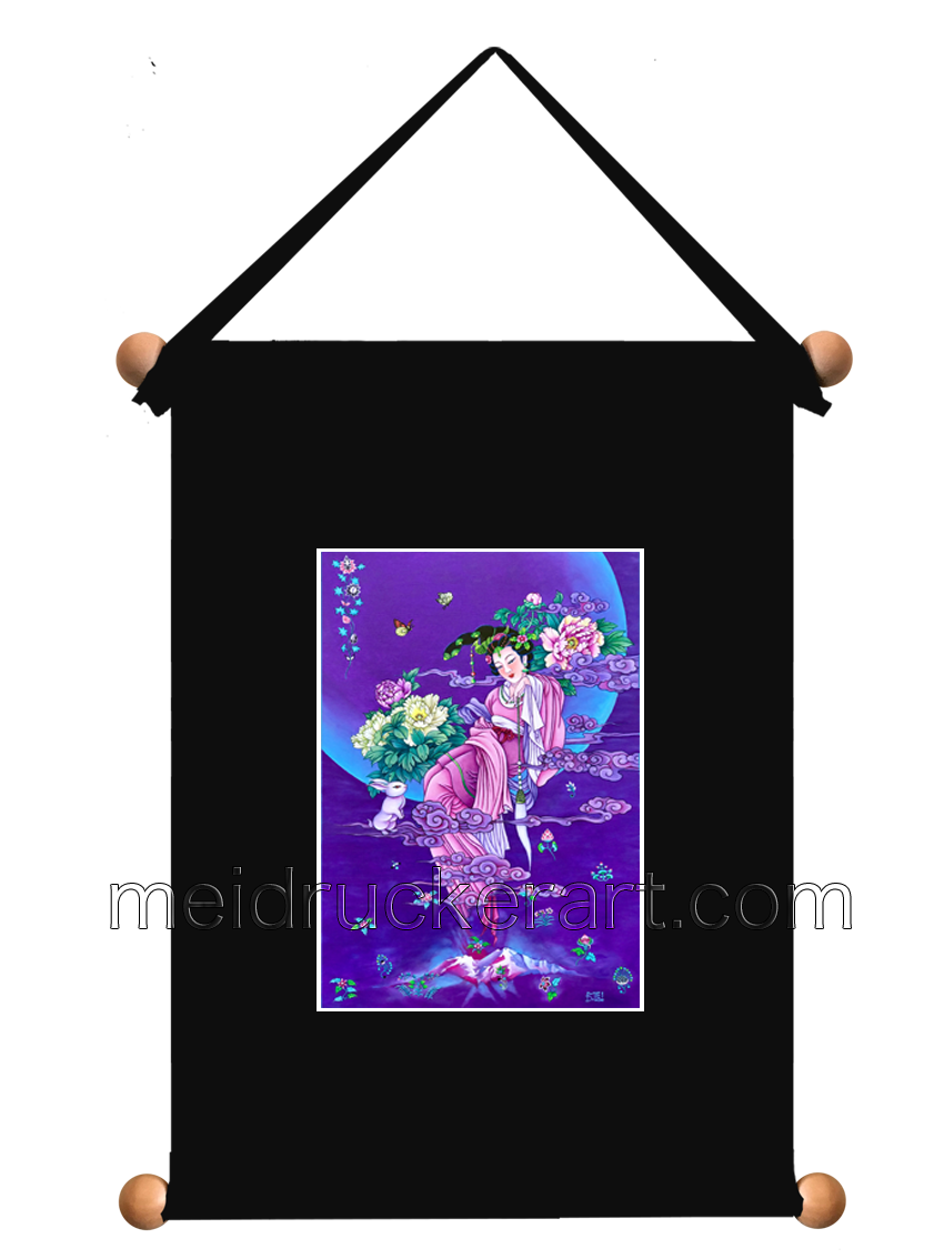 8''x11'' Art Printed Wall Hanging《Moon Fairy》