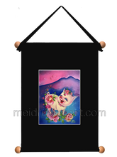 Load image into Gallery viewer, 8&#39;&#39;x11&#39;&#39; Art Printed Wall Hanging《Happy Pig》