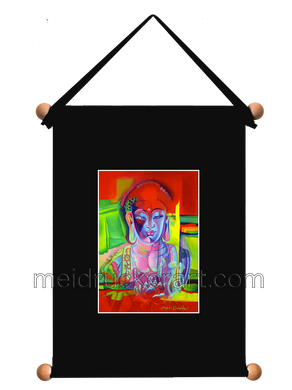 8''x11'' Art Printed Wall Hanging《Buddha》