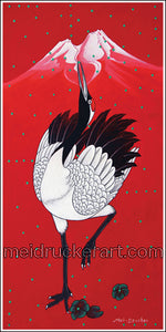 2"x4" Art Magnet《Red Crane》