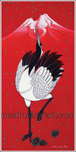 Load image into Gallery viewer, 2&quot;x4&quot; Art Sticker《Red Crane》