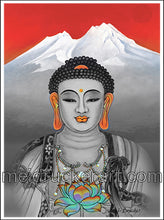 Load image into Gallery viewer, 2.5&quot;x3.7&quot; Art Magnet《Mt.Shasta Snow Buddha》