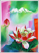 Load image into Gallery viewer, 2.5&quot;x3.7&quot; Art Sticker《Mt.Shasta Lotus》