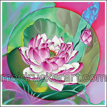 Load image into Gallery viewer, 2.7&quot;x2.7&quot; Art Magnet《Pink Lotus》