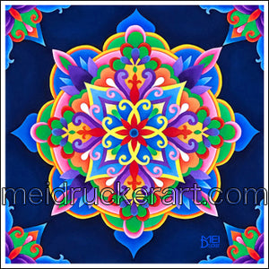 2.7"x2.7" Art Magnet《Mandala》